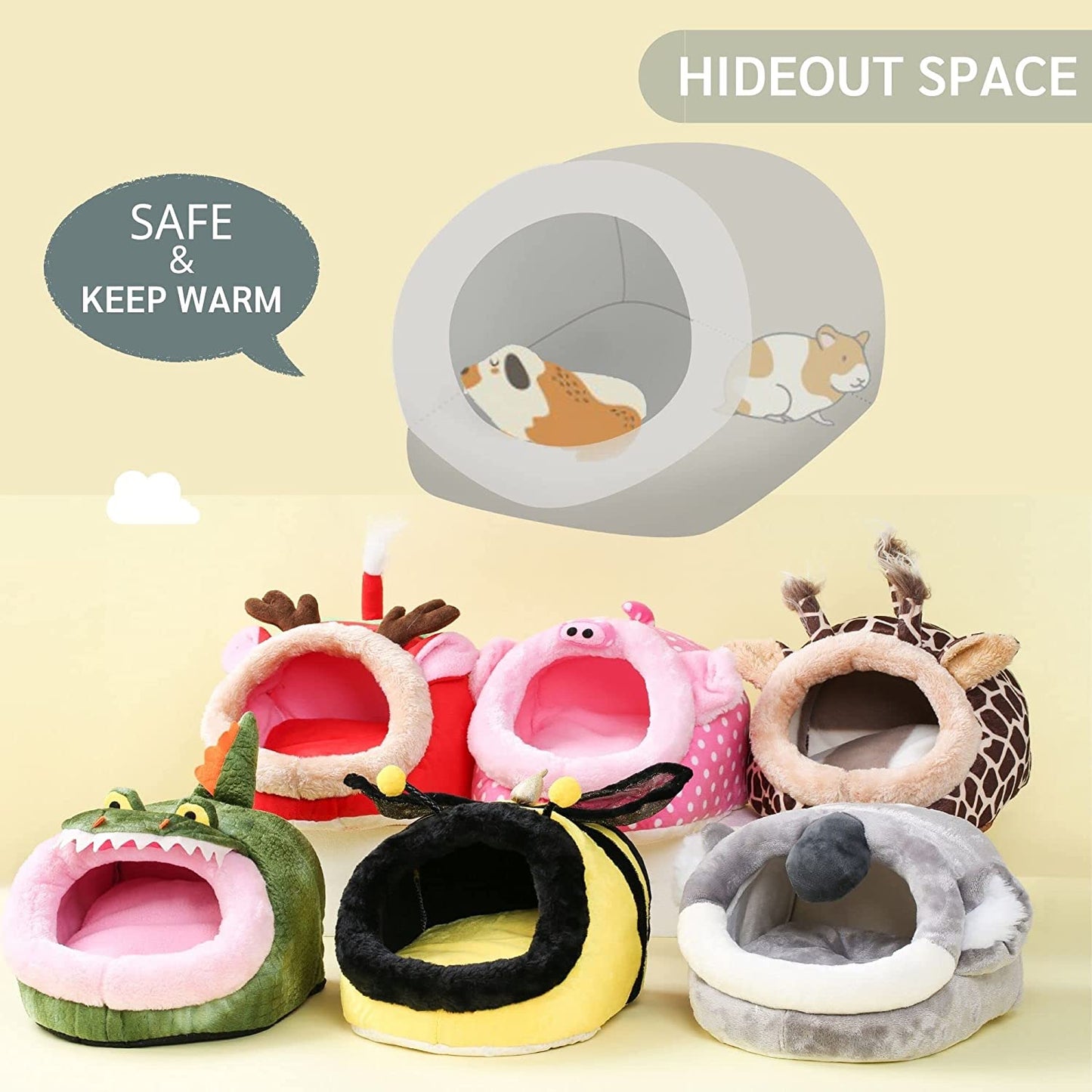 Hamster Guinea Pig Supplies Bed Accessories House Hedgehog Cage Supplies Chinchilla Ferret Rat Gerbil